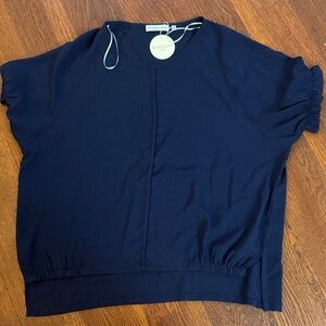 PatRizia Luca Dark Blue Blouse